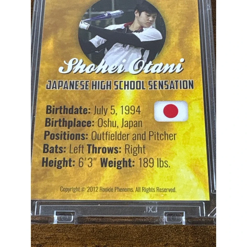 Rookie Phenoms shohei ohtani